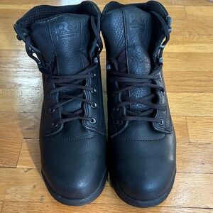 Timberland PRO Black Leather Work Boots